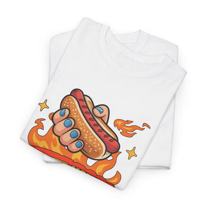 Funny Hot Dog T-Shirt — Weiner Holder Adult-Themed Tee