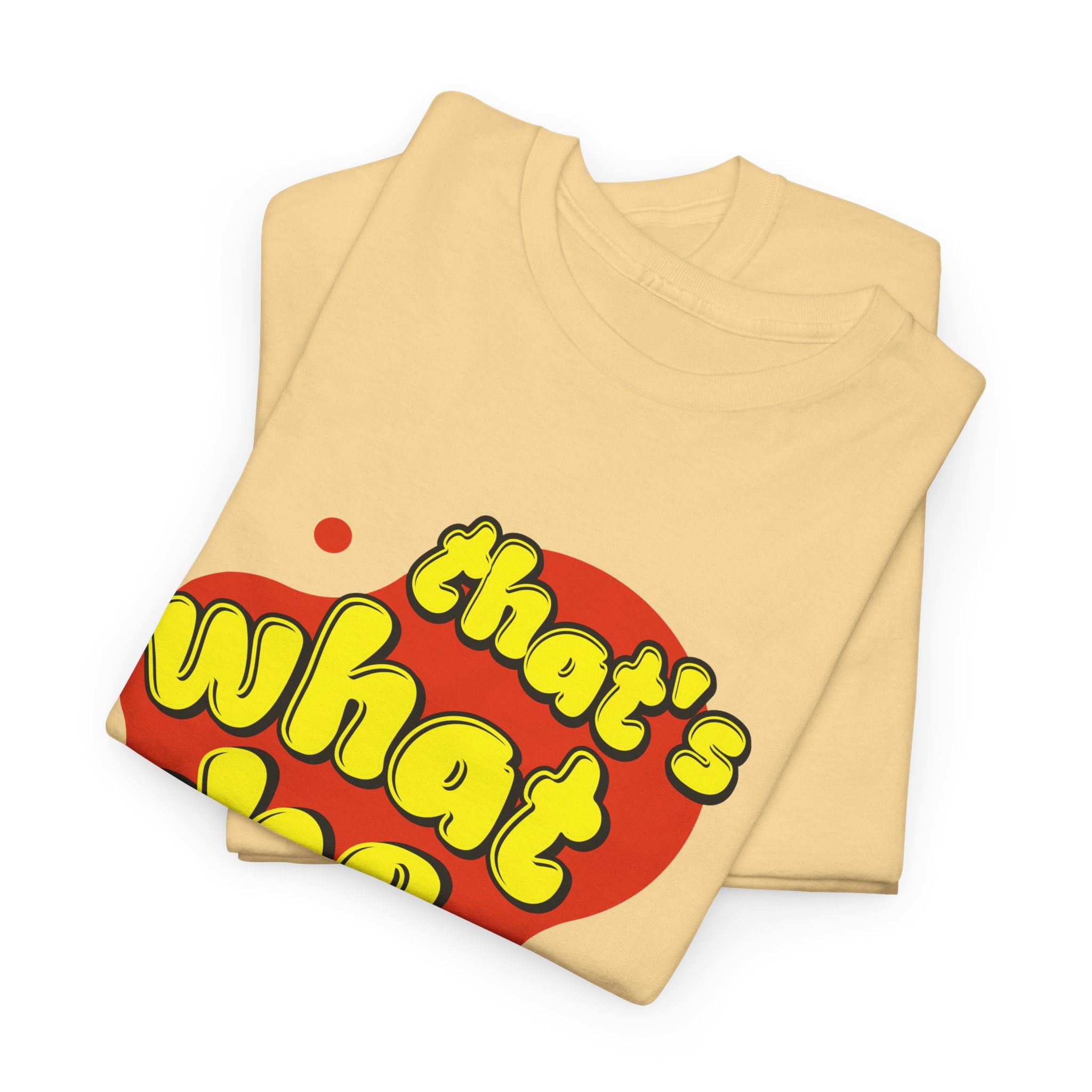 That’s What She Said T-Shirt — Retro Yellow &amp; Red Graphic Tee