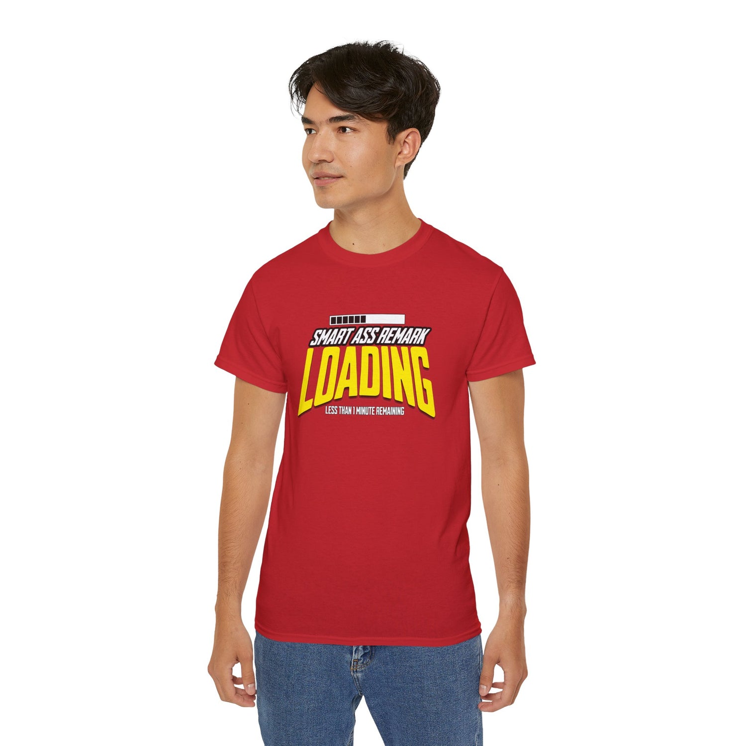 Funny Smart Ass Loading Cotton Tee