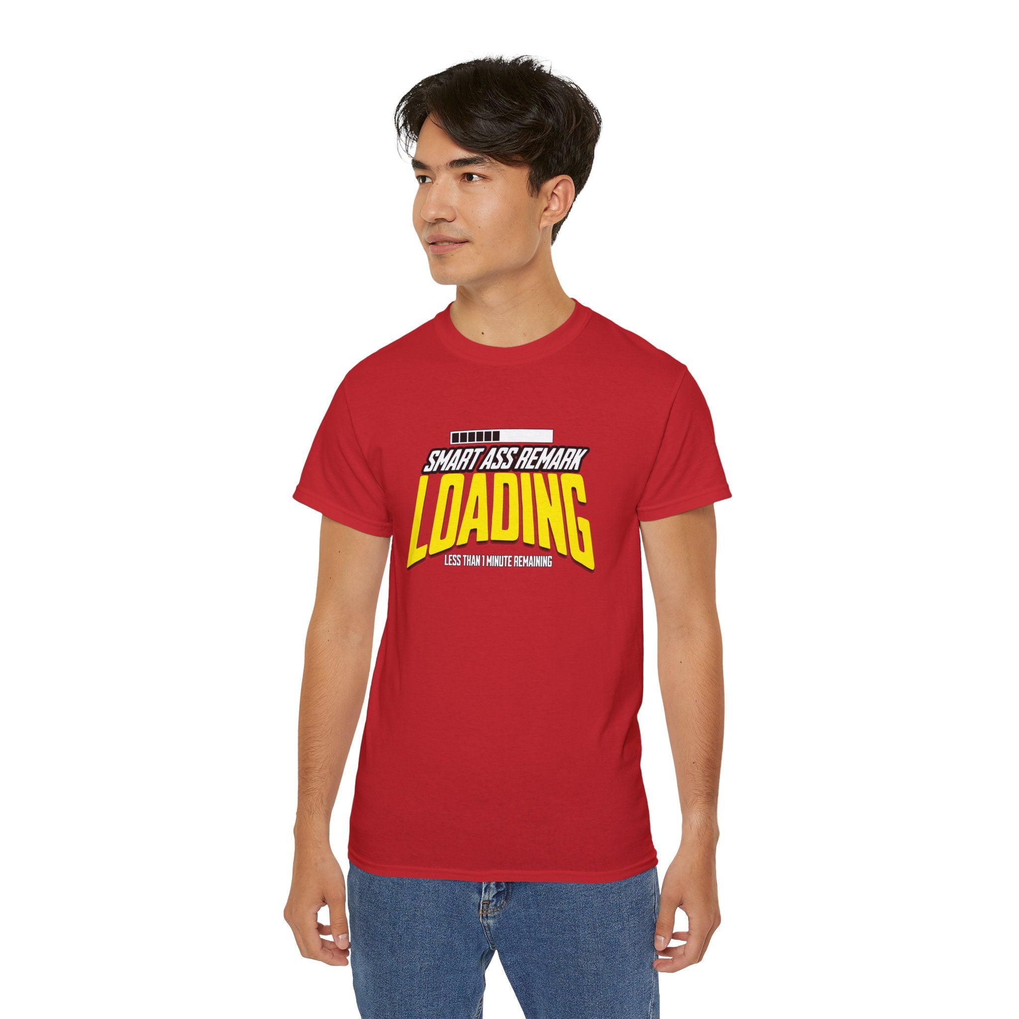 Funny Smart Ass Loading Cotton Tee