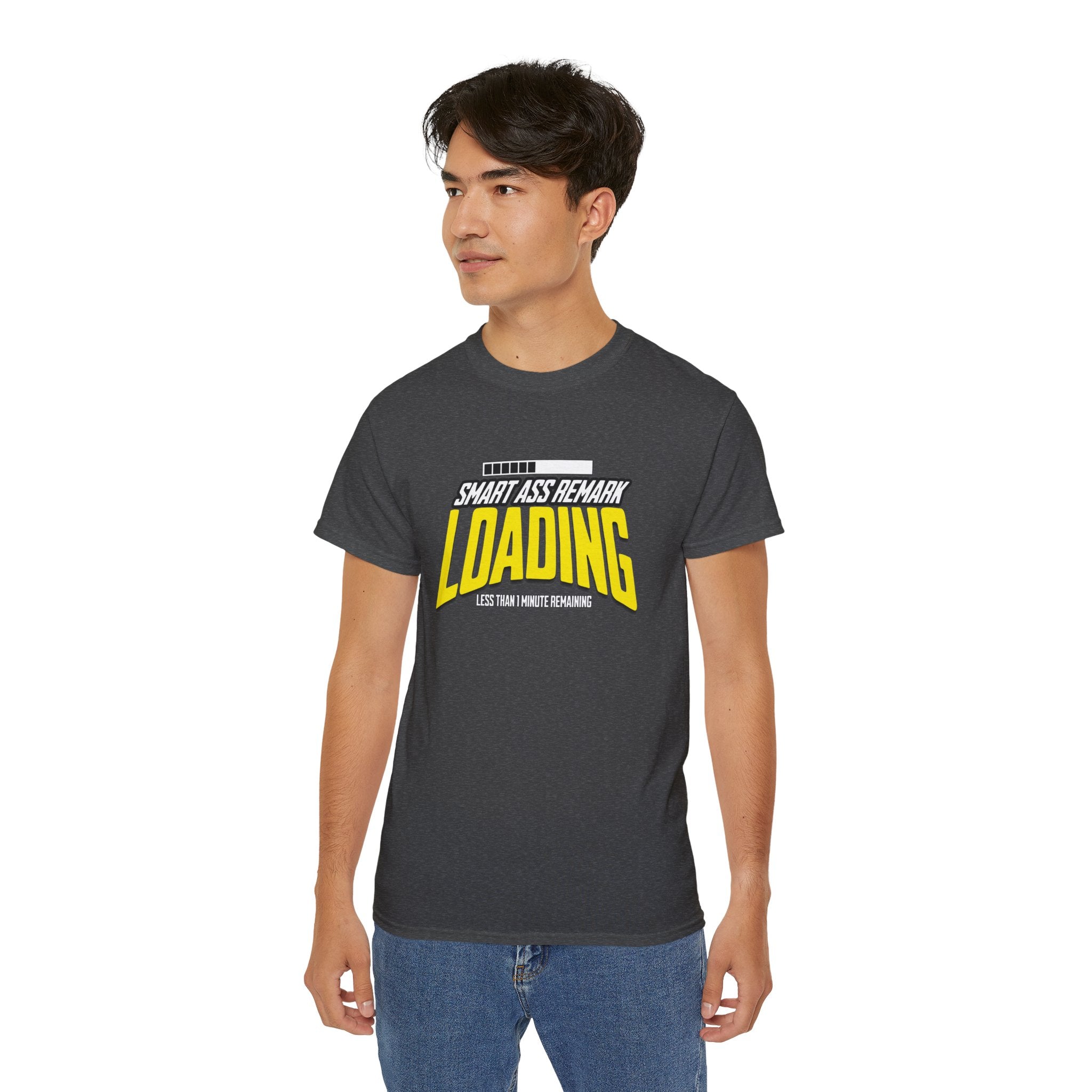 Funny Smart Ass Loading Cotton Tee