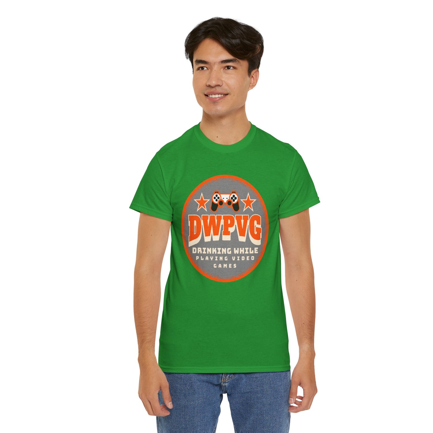 DWPVG "Drinking While Playing Video Games" Graphic Tee — Gamer Party T-Shirt