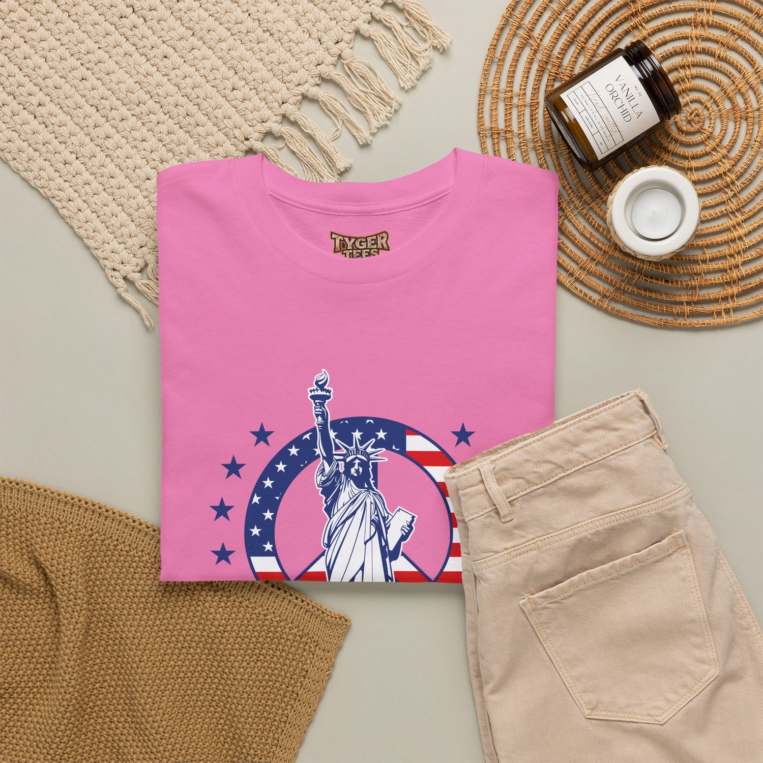 Don’t Be a H8TR Tee — Patriotic Statue of Liberty Graphic T-Shirt