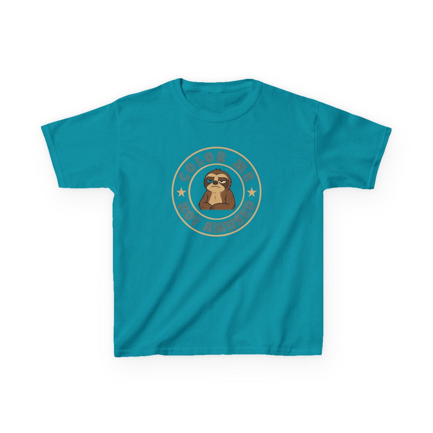 Kids Tee — Color Me Not Amused -  Sloth