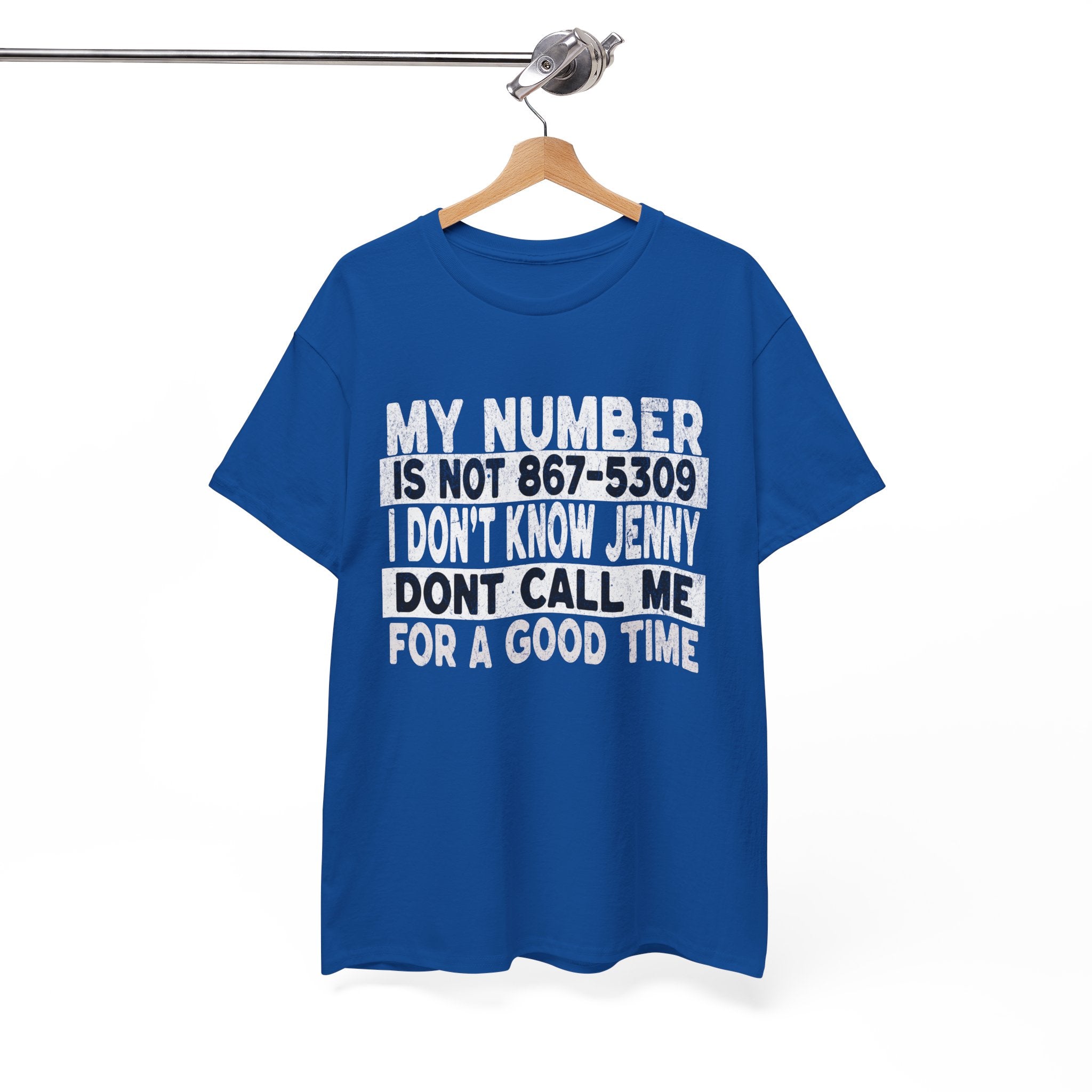 Funny 867-5309 Jenny Unisex Cotton Tee