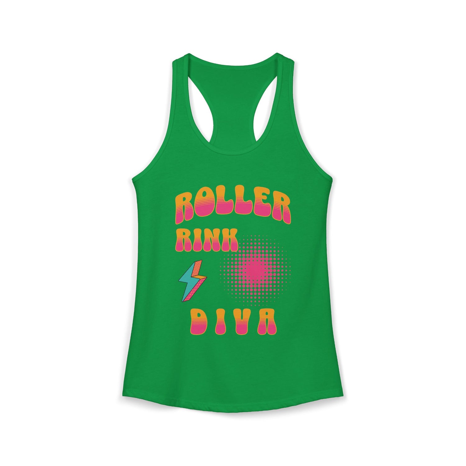 Roller Rink Diva – Women’s Racerback Tank
