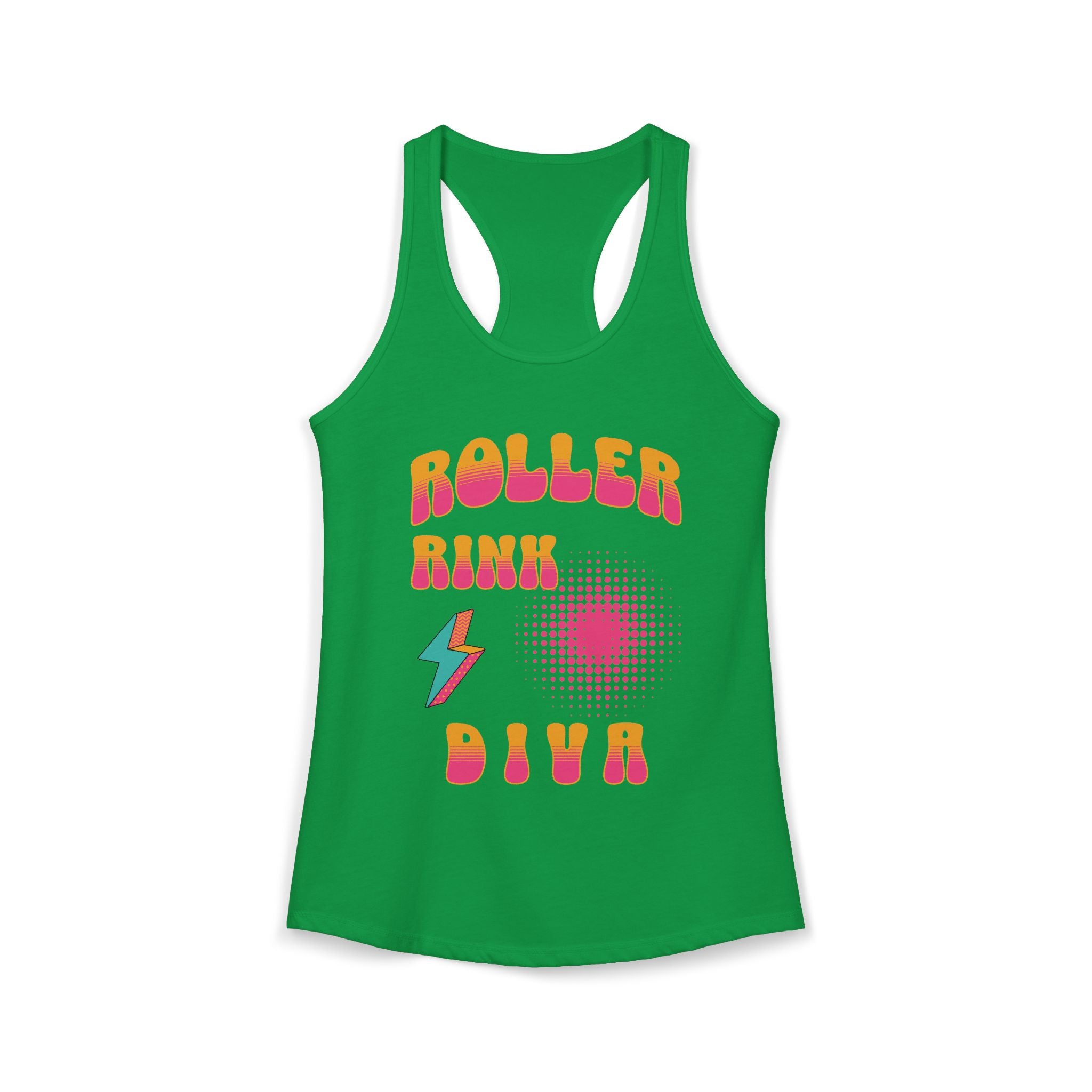 Roller Rink Diva – Women’s Racerback Tank