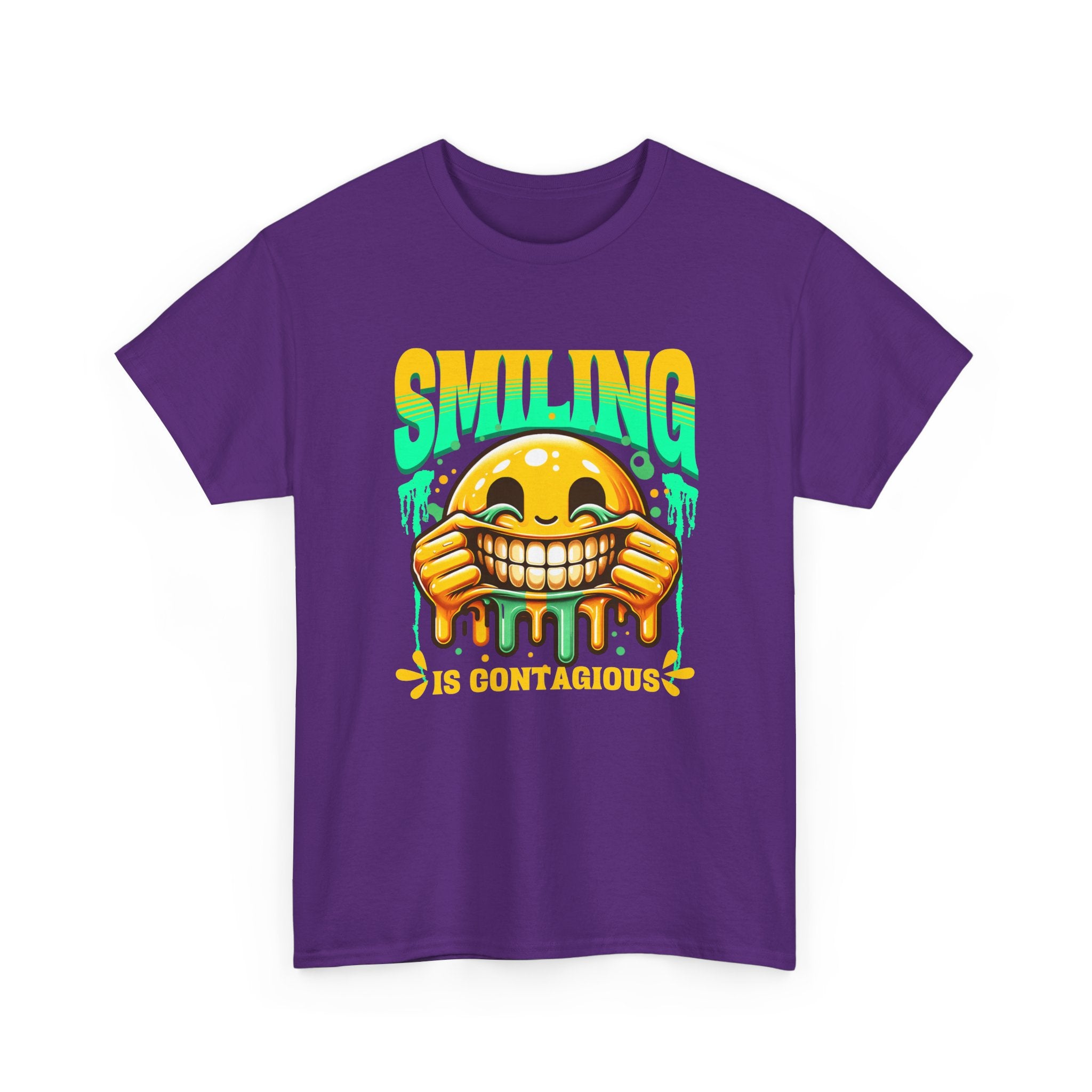 Smiling Is Contagious – Happy Smiley Face T-Shirt