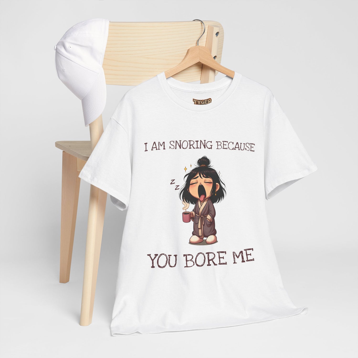 I Am Snoring Because You Bore Me – Funny Coffee Lover T-Shirt