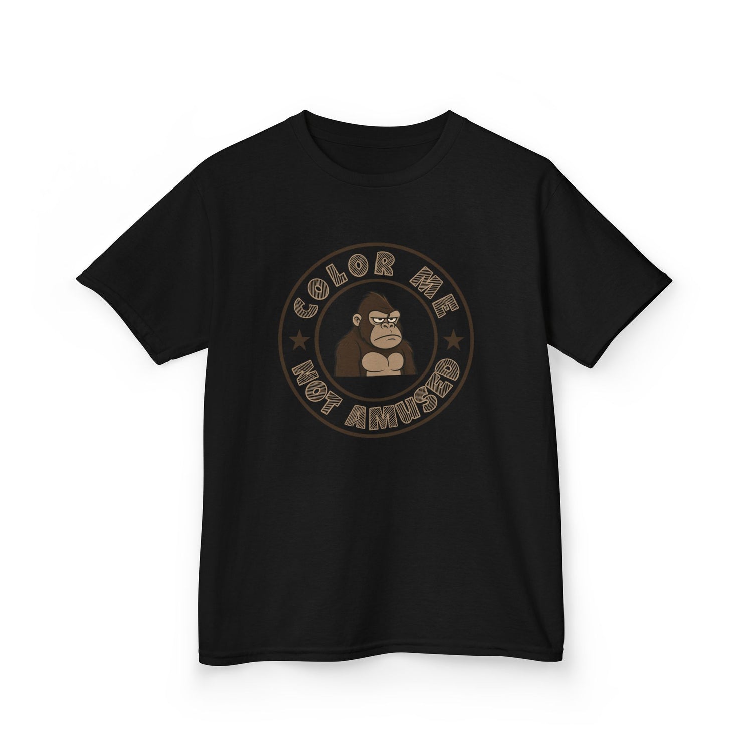 Kids Tee — Color Me Not Amused - Gorilla