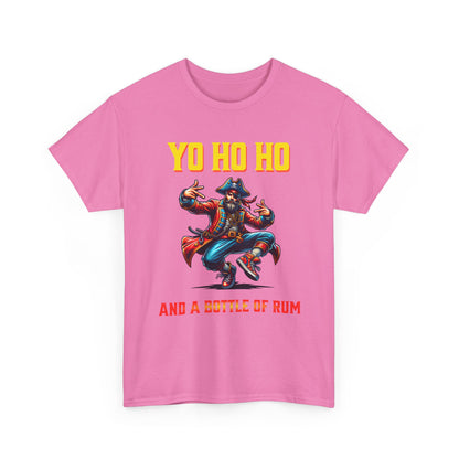 Yo Ho Ho Pirate T-Shirt – "Yo Ho Ho and a Bottle of Rum" Graphic Tee