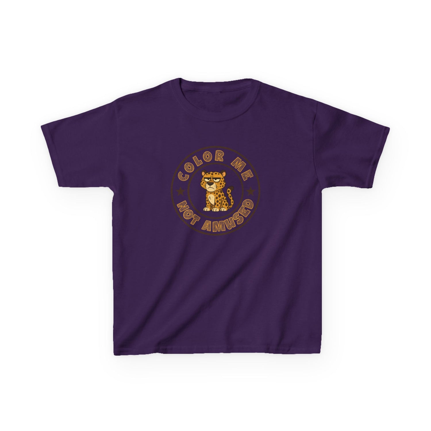 Kids Tee — Color Me Not Amused - Jaguar