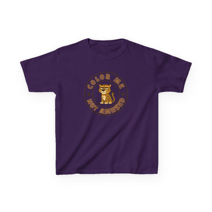 Kids Tee — Color Me Not Amused - Jaguar