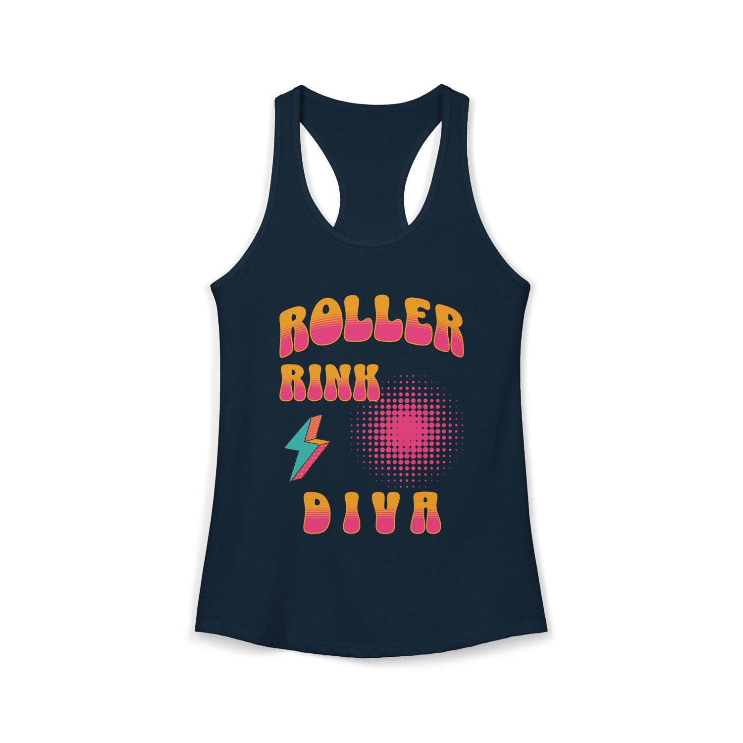 Roller Rink Diva – Women’s Racerback Tank
