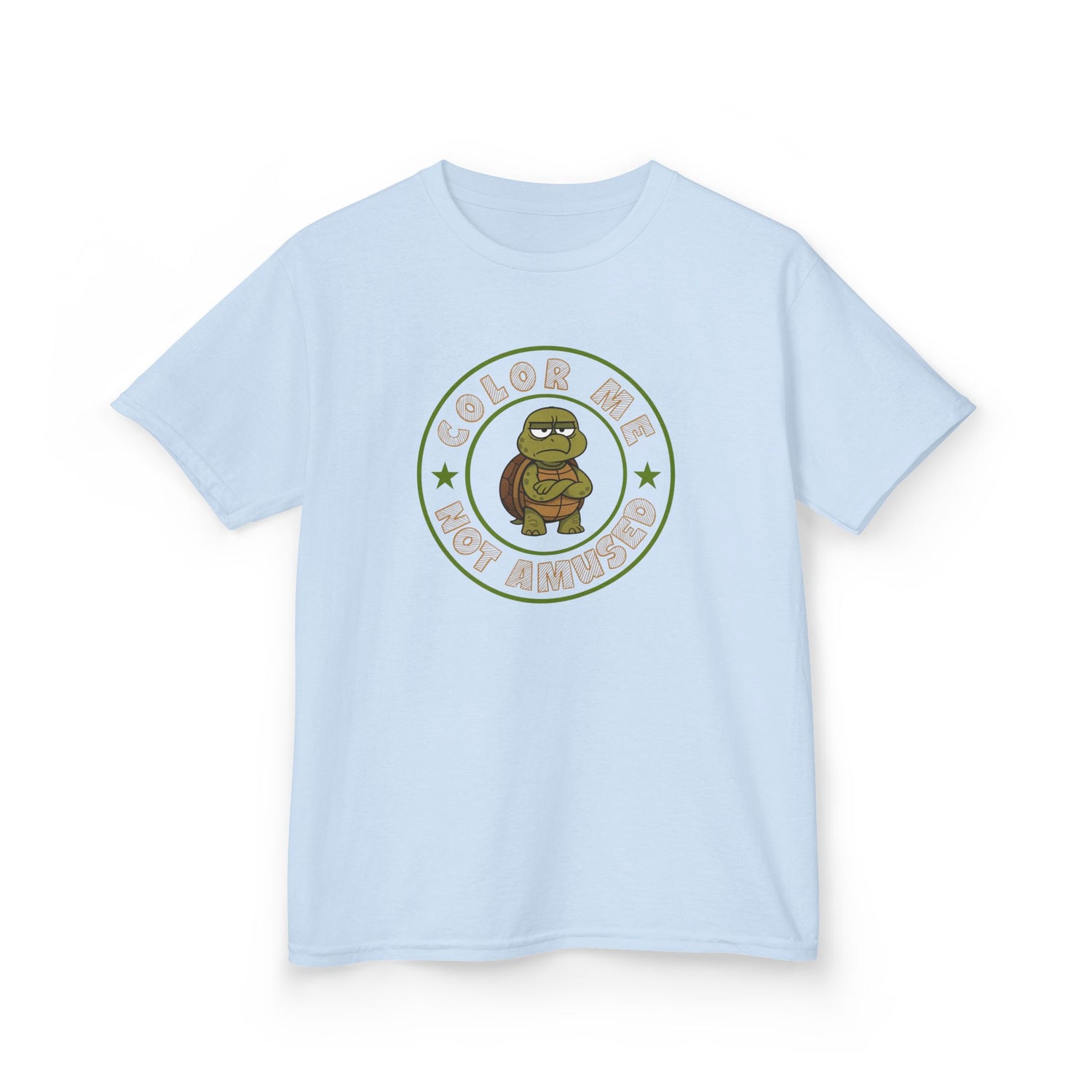 Kids Tee — Color Me Not Amused - Turtle