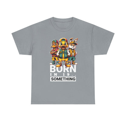 T-Shirt — "Born in 19__" Retro Cartoon Crew Graphic Tee