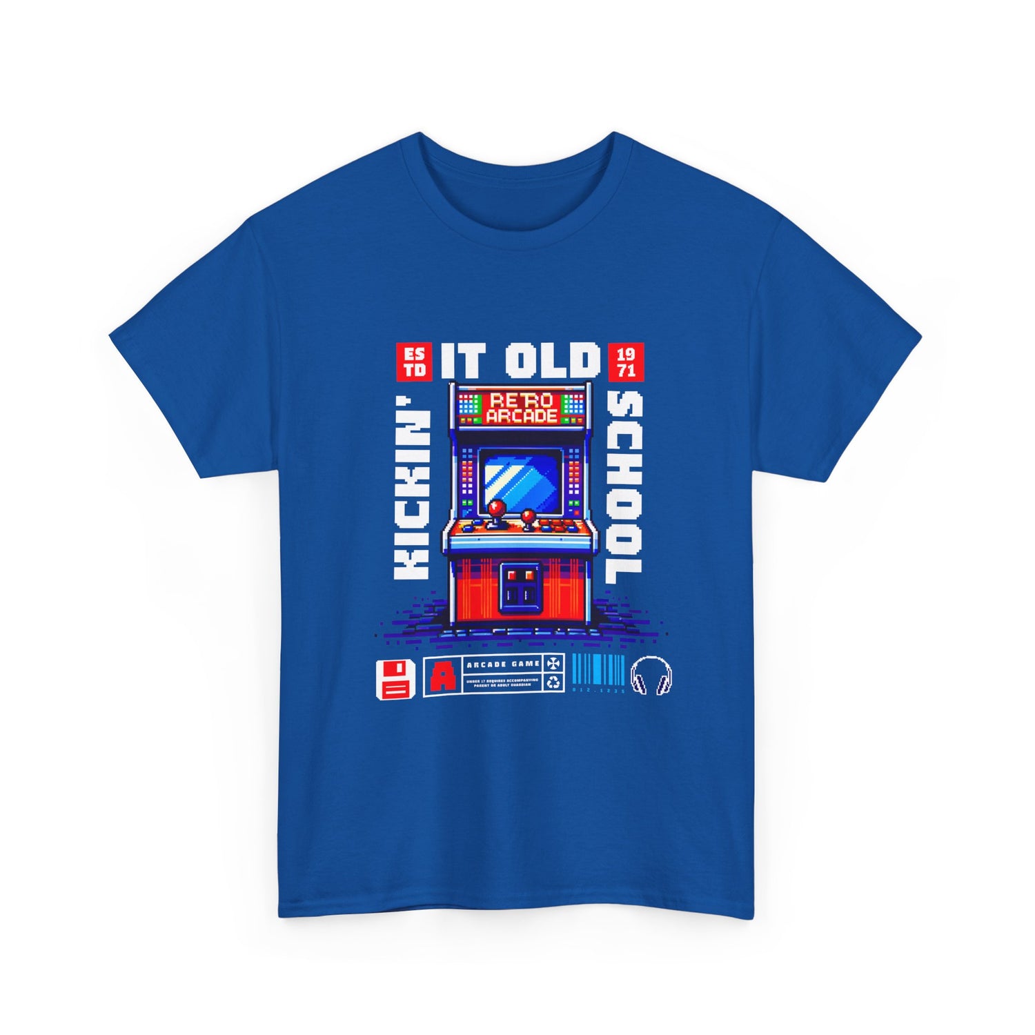 Old School Arcade T-Shirt — "Kickin&