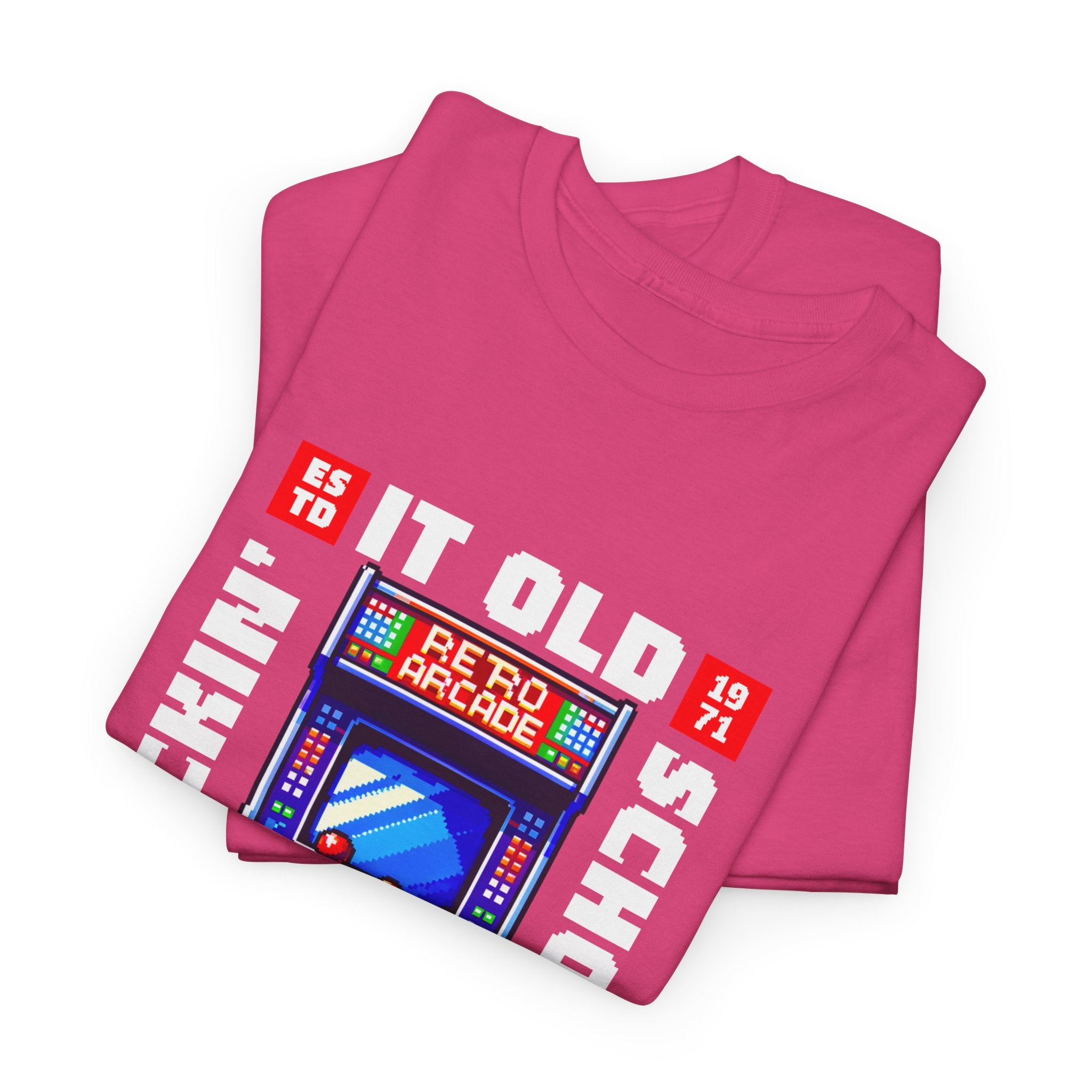 Old School Arcade T-Shirt — "Kickin&