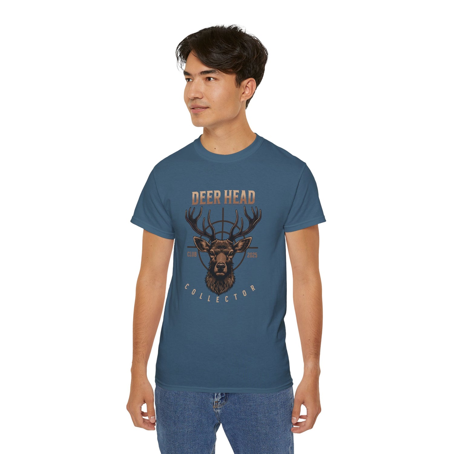 Deer Head Collector Cotton Hunting Tee