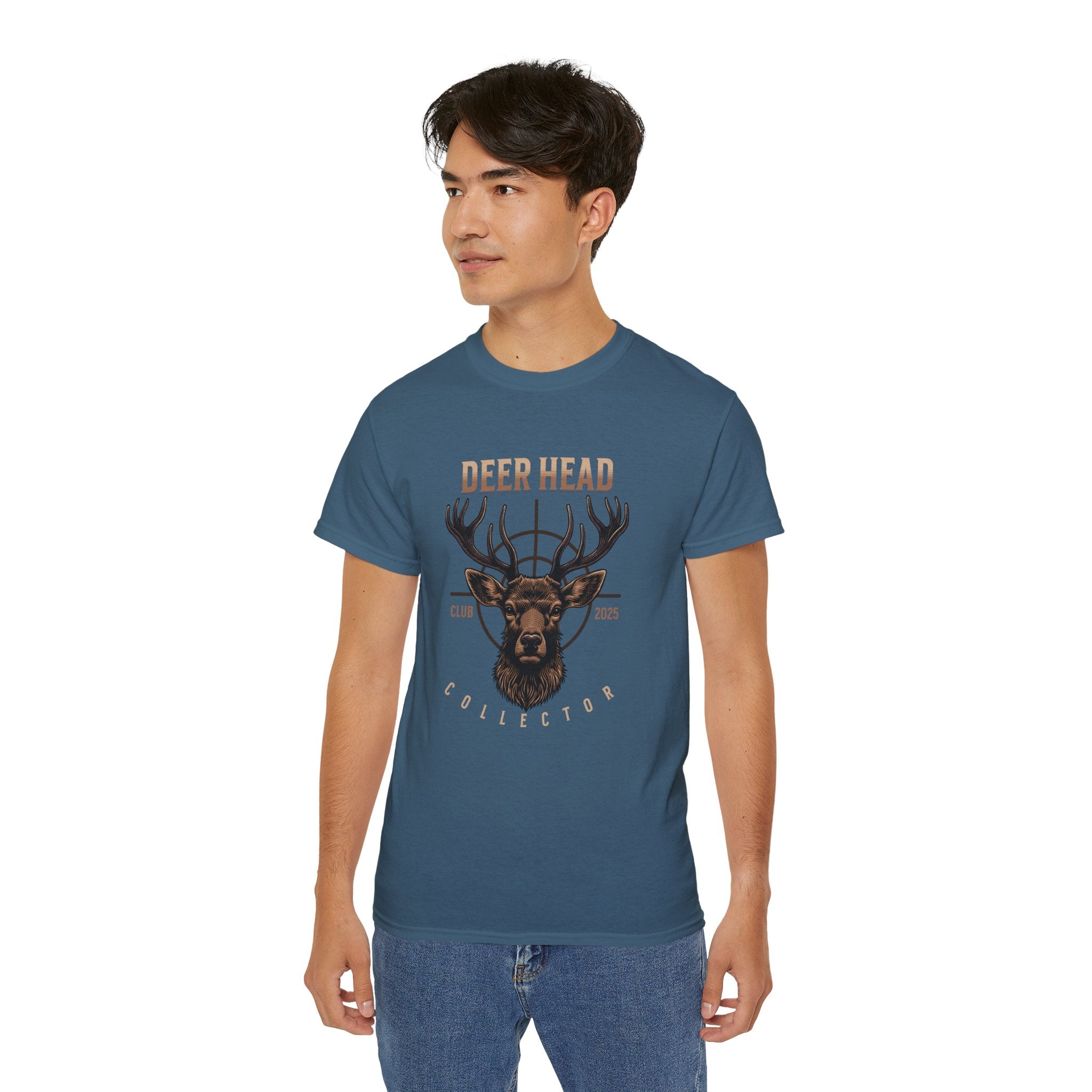 Deer Head Collector Cotton Hunting Tee