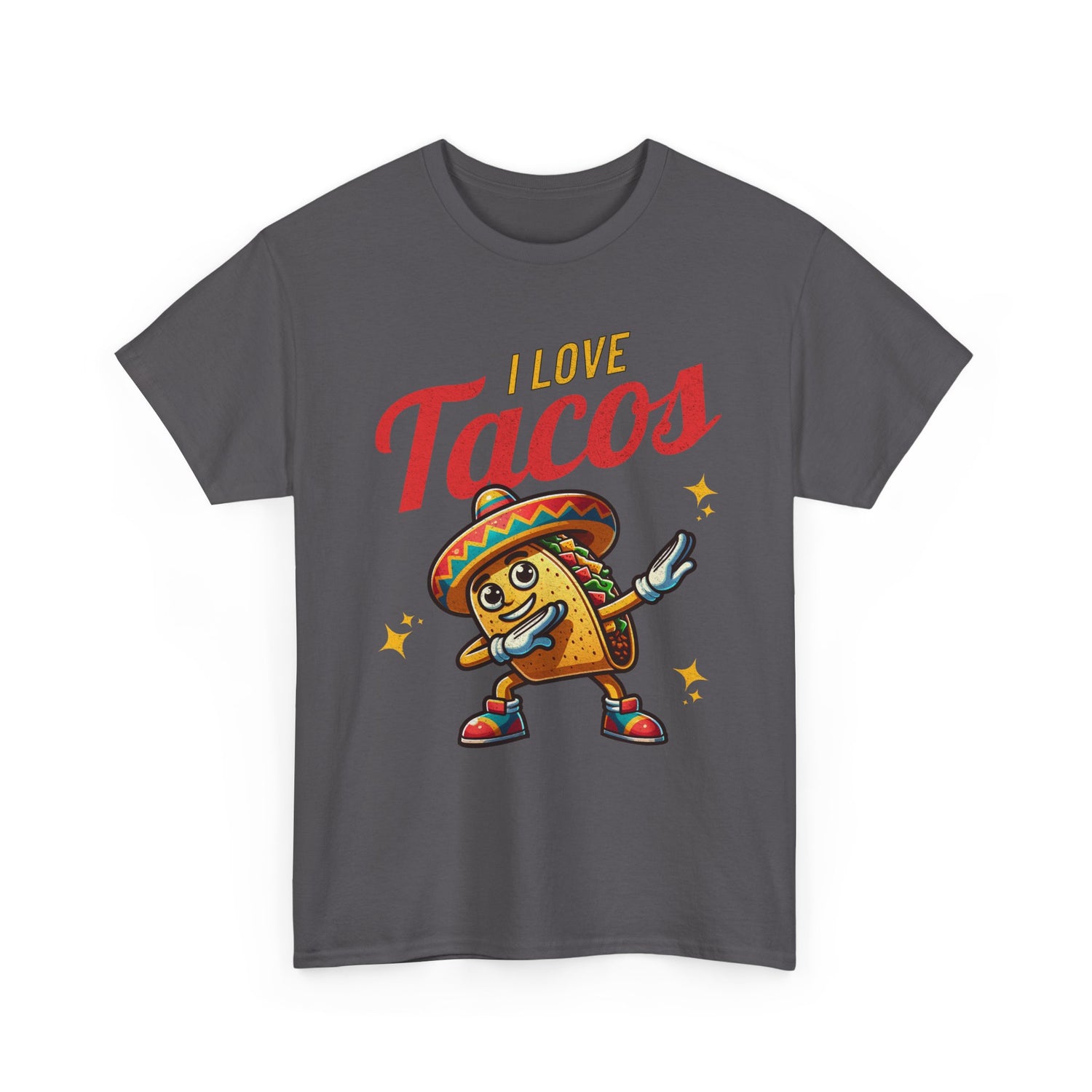 I Love Tacos Tee — Cute Dancing Taco Graphic T-Shirt