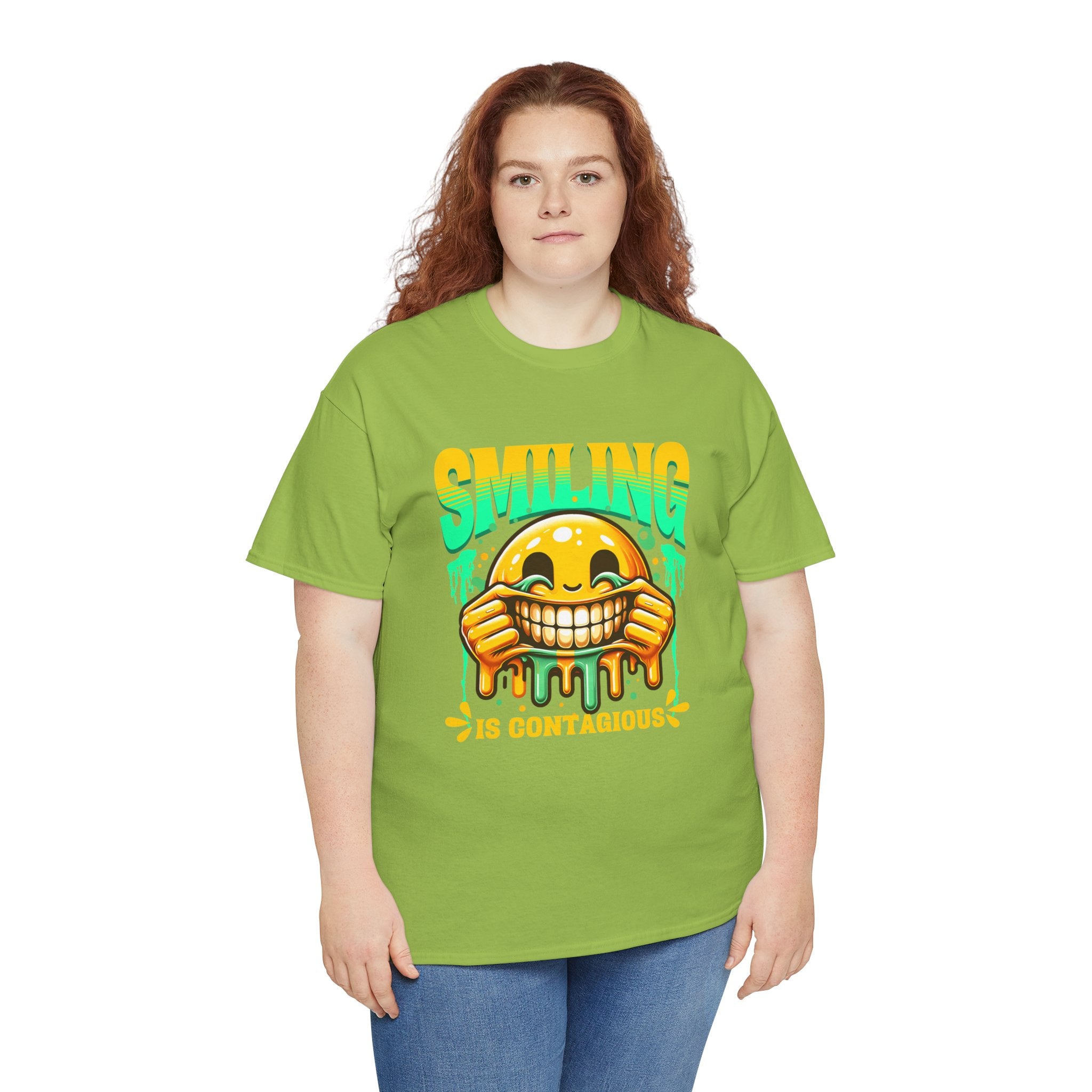 Smiling Is Contagious – Happy Smiley Face T-Shirt