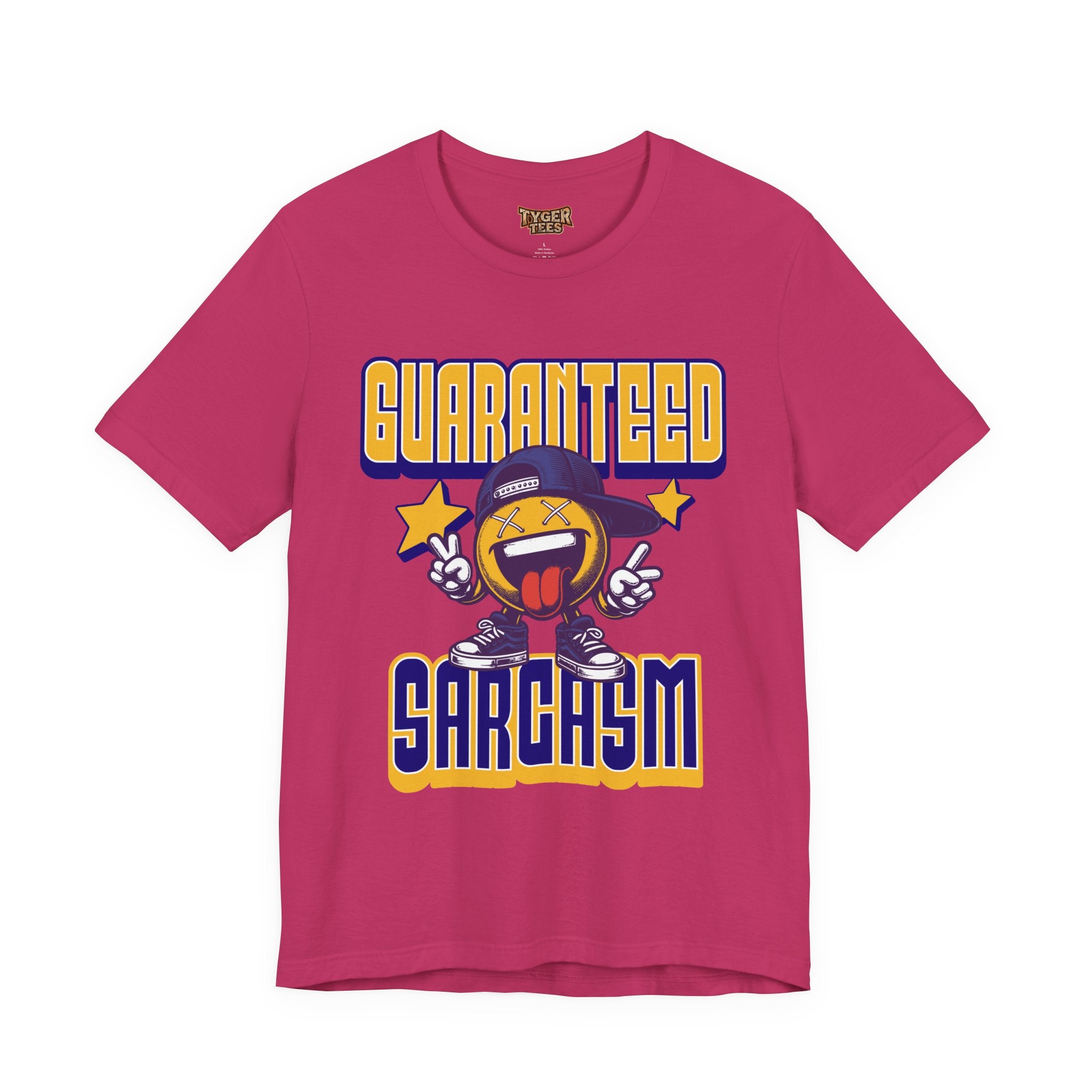 Guaranteed Sarcasm – Funny Smiley Face T-Shirt