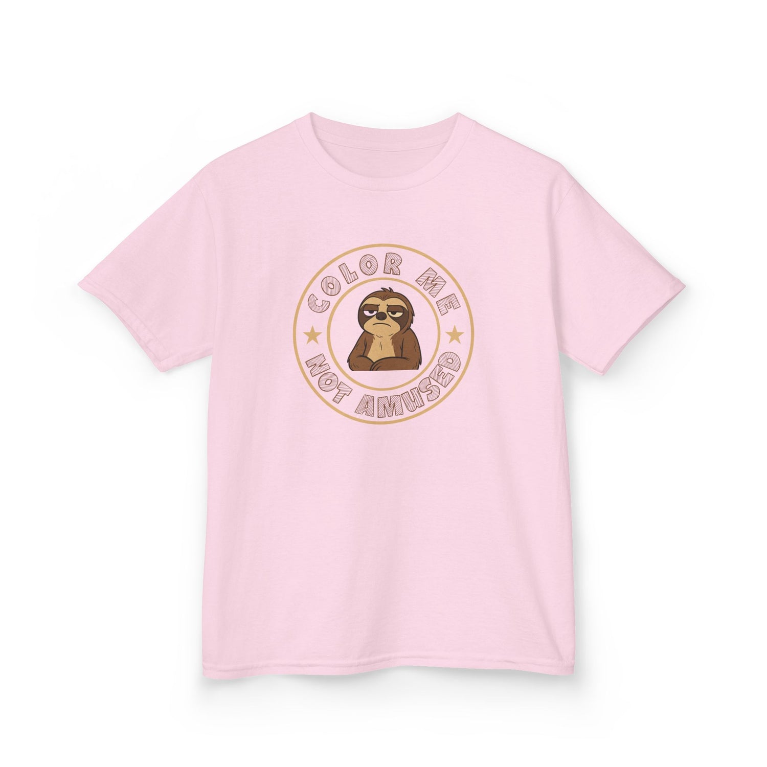 Kids Tee — Color Me Not Amused -  Sloth