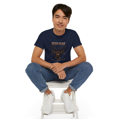 Deer Head Collector Cotton Hunting Tee