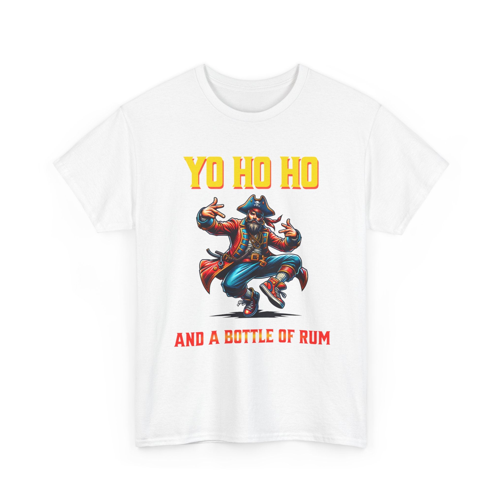 Yo Ho Ho Pirate T-Shirt – "Yo Ho Ho and a Bottle of Rum" Graphic Tee