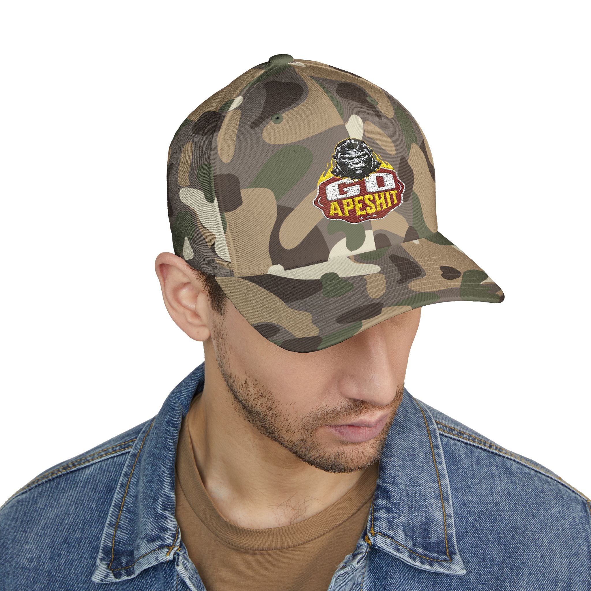 GO APESHIT Embroidered Statement Cap