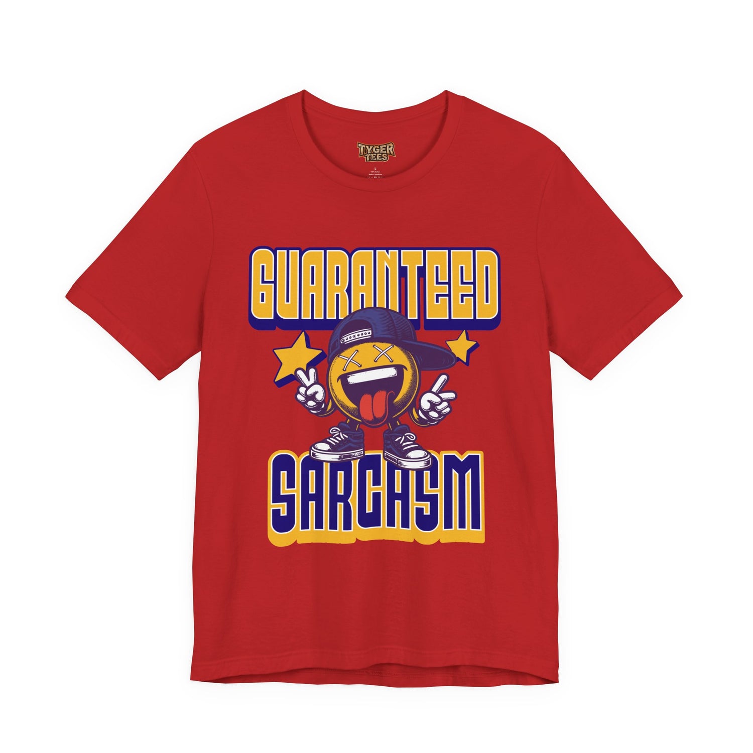 Guaranteed Sarcasm – Funny Smiley Face T-Shirt