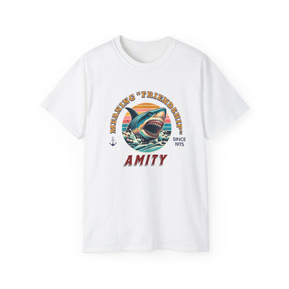 Jaws Movie - Meaning Friendship Amity Tee