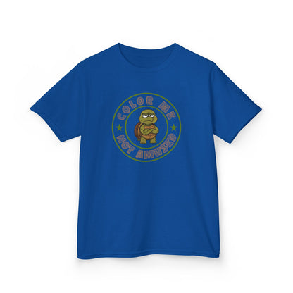 Kids Tee — Color Me Not Amused - Turtle