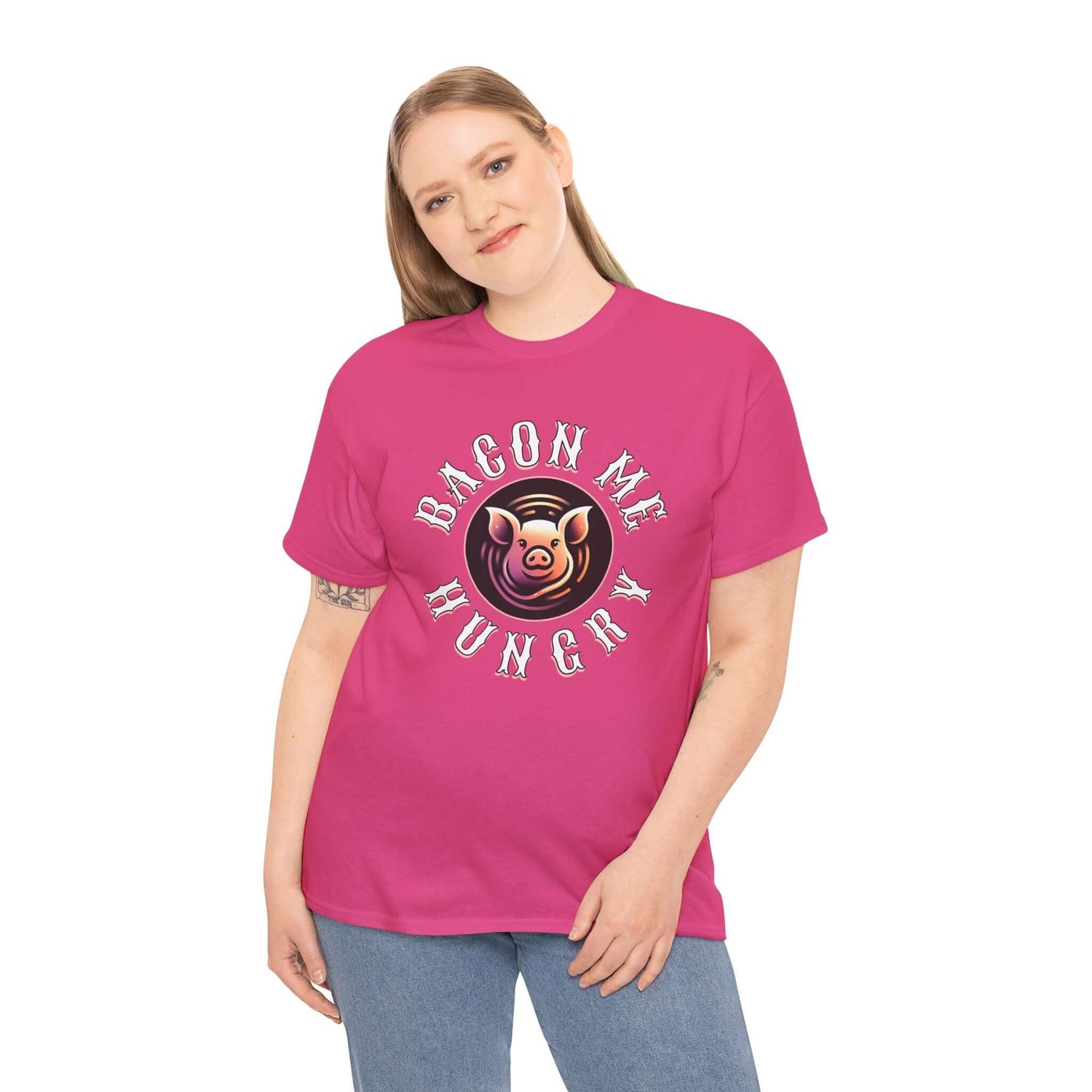 Bacon Me Hungry T-Shirt | Funny Pig Graphic Tee for Food Lovers