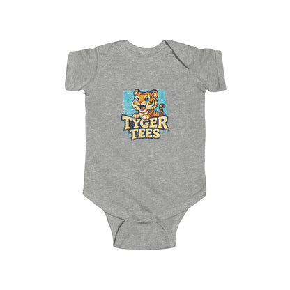 Tyger Tees Baby Bodysuit — Cute Retro Tiger Graphic Infant Onesie