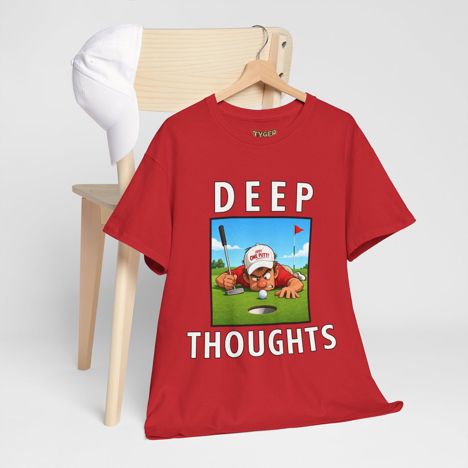 Deep Thoughts Tee - Funny Golf T-Shirt