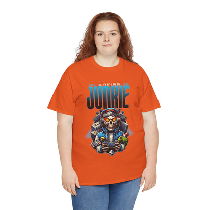 Gaming Junkie Skull Tee — Gamer Skull Controller Graphic T-Shirt