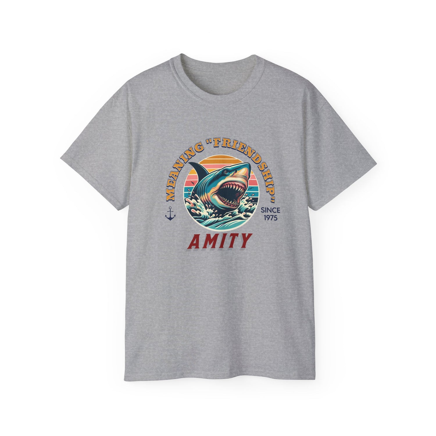 Jaws Movie - Meaning Friendship Amity Tee