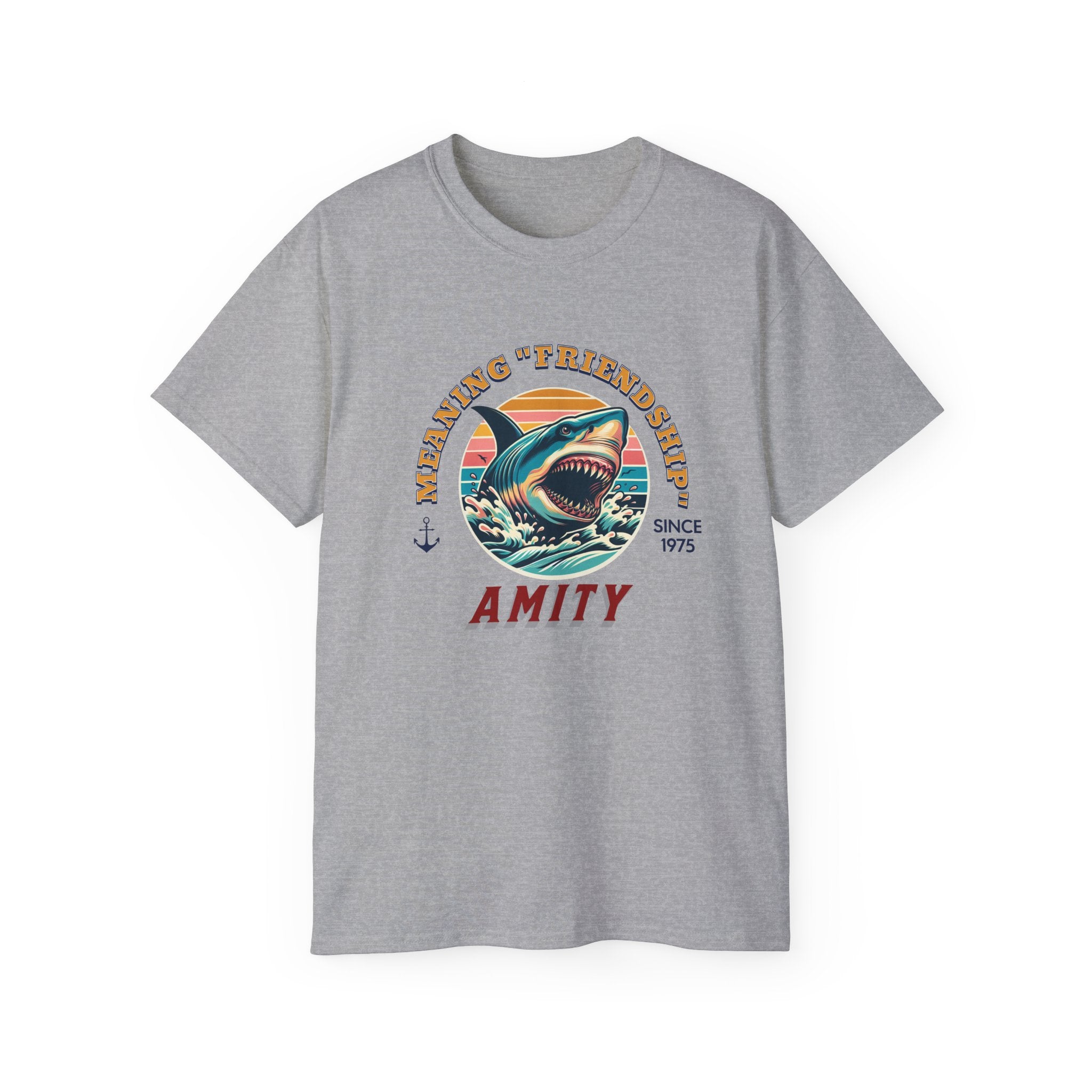 Jaws Movie - Meaning Friendship Amity Tee