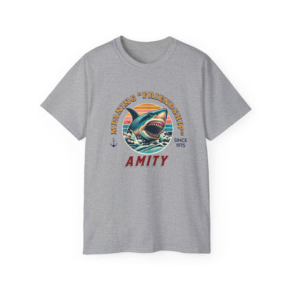 Jaws Movie - Meaning Friendship Amity Tee