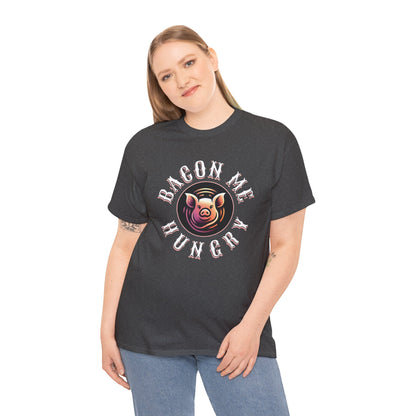 Bacon Me Hungry T-Shirt | Funny Pig Graphic Tee for Food Lovers