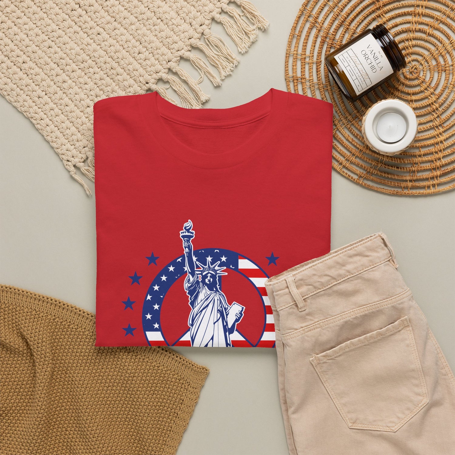 Don’t Be a H8TR Tee — Patriotic Statue of Liberty Graphic T-Shirt