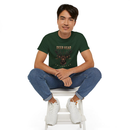Deer Head Collector Cotton Hunting Tee