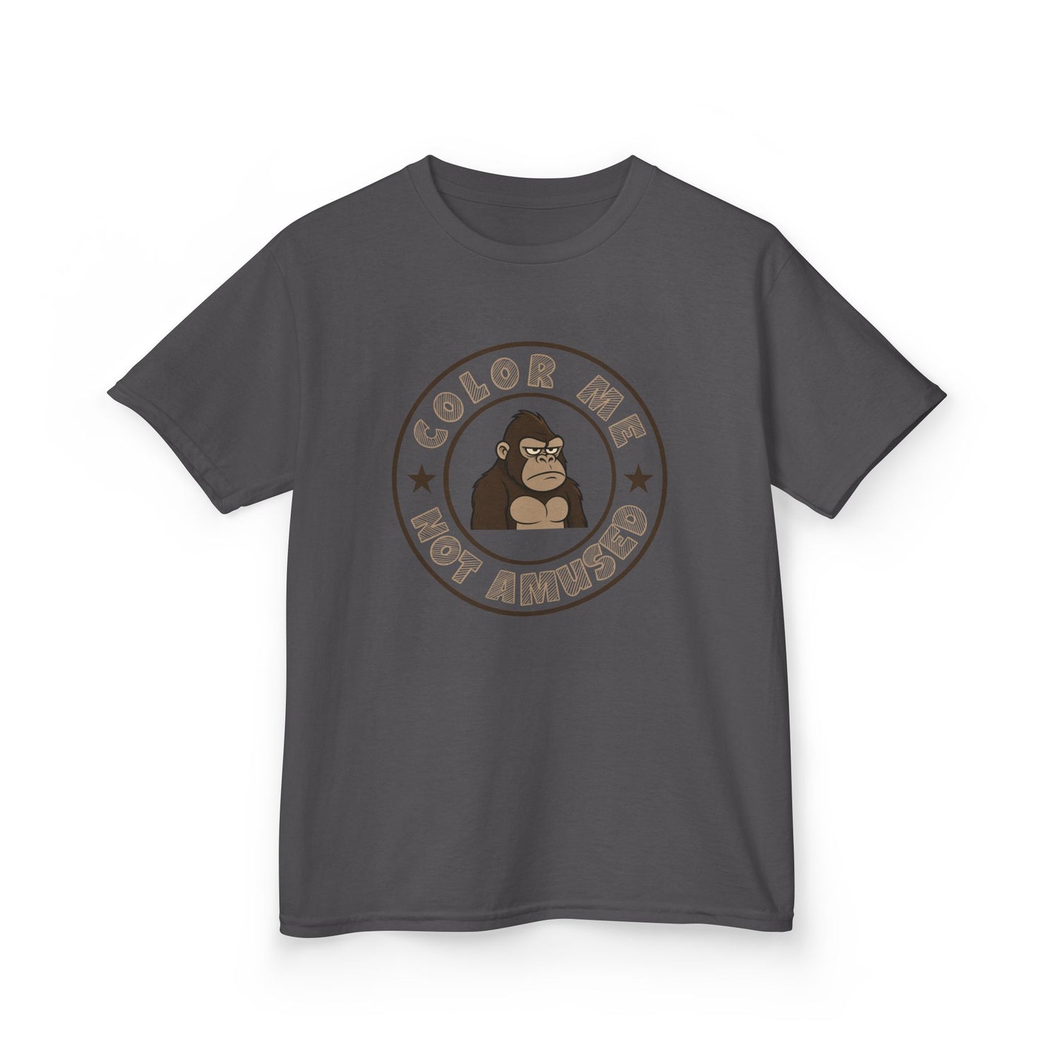 Kids Tee — Color Me Not Amused - Gorilla