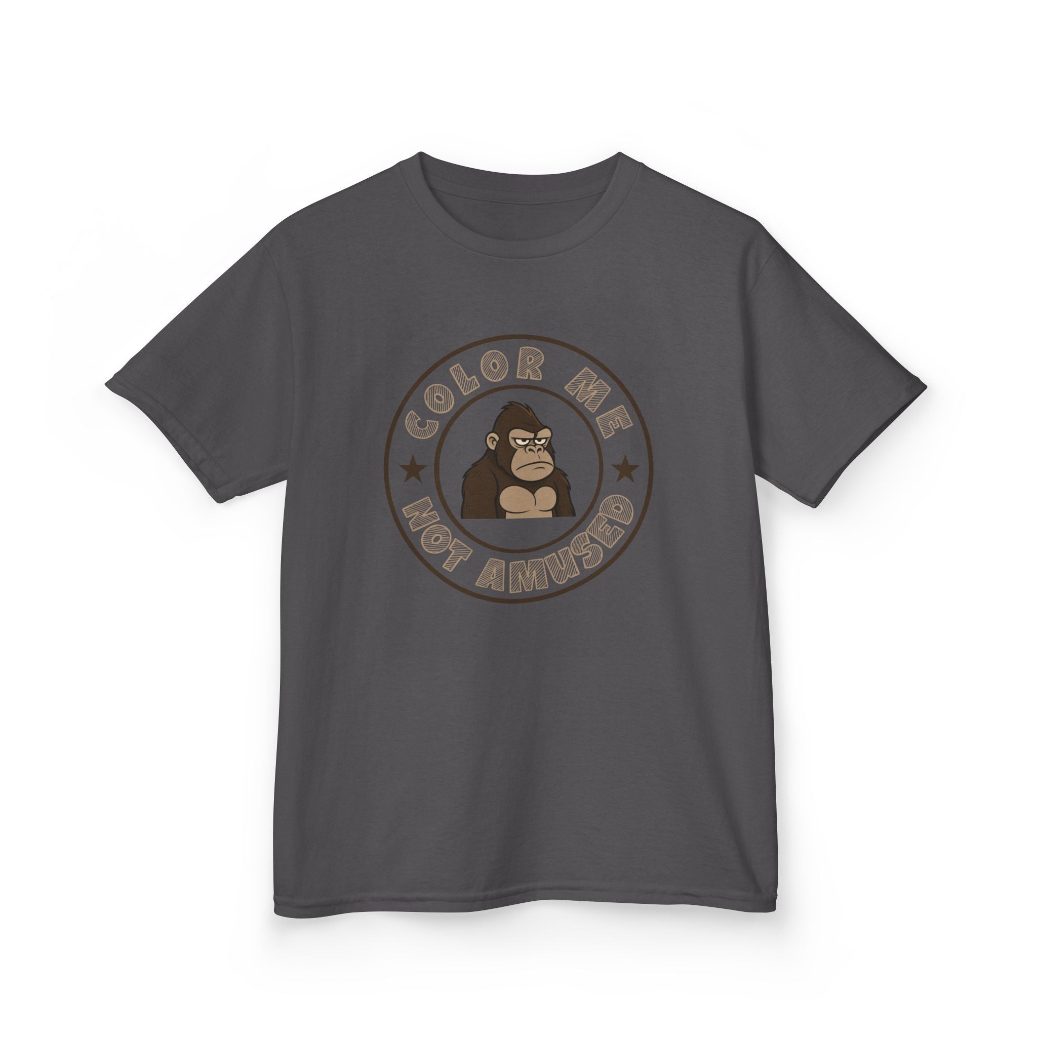 Kids Tee — Color Me Not Amused - Gorilla