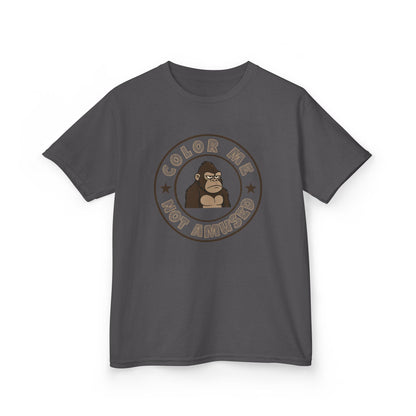 Kids Tee — Color Me Not Amused - Gorilla