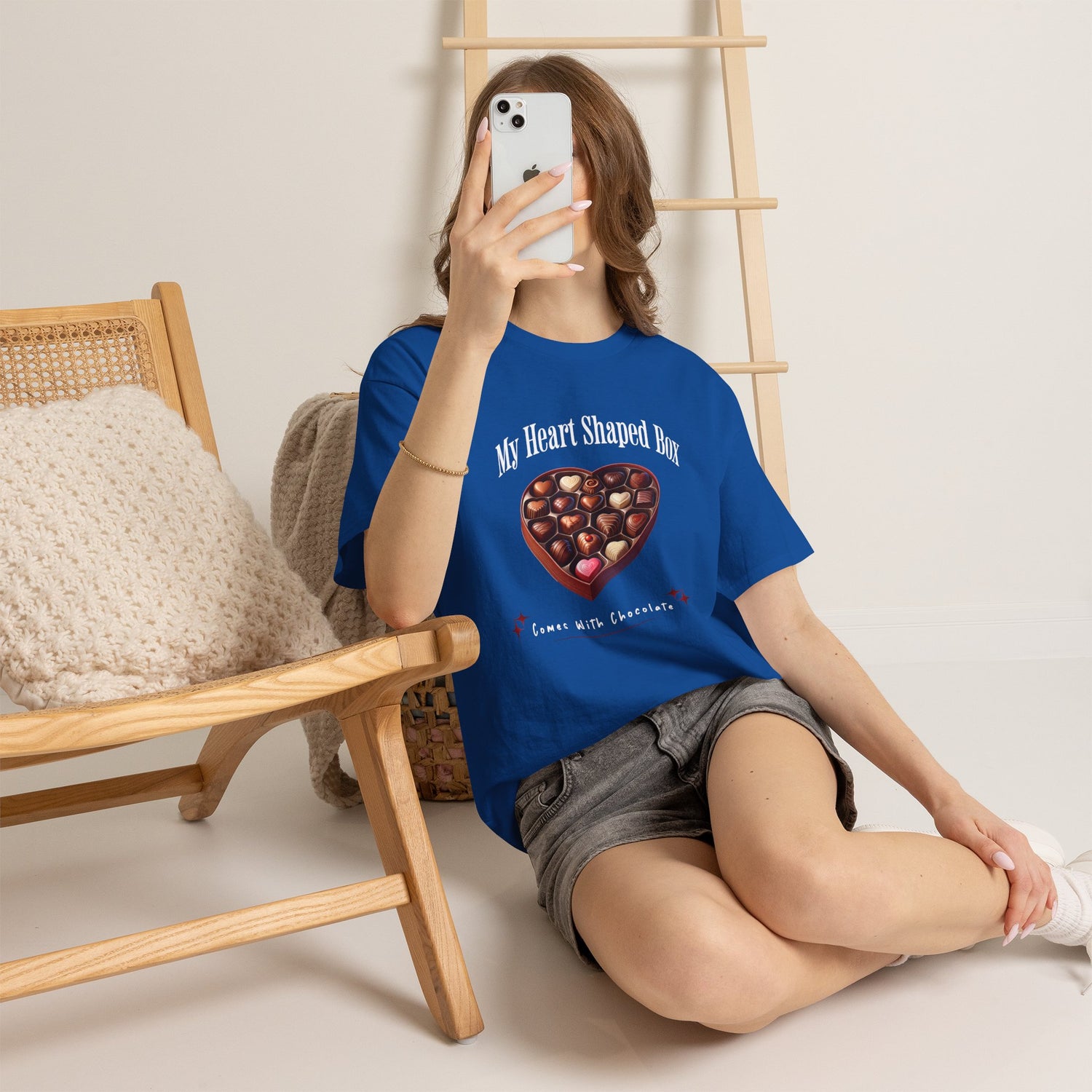 My Heart Shaped Box Comes With Chocolate T-Shirt | 90s Grunge-Inspired Valentine&