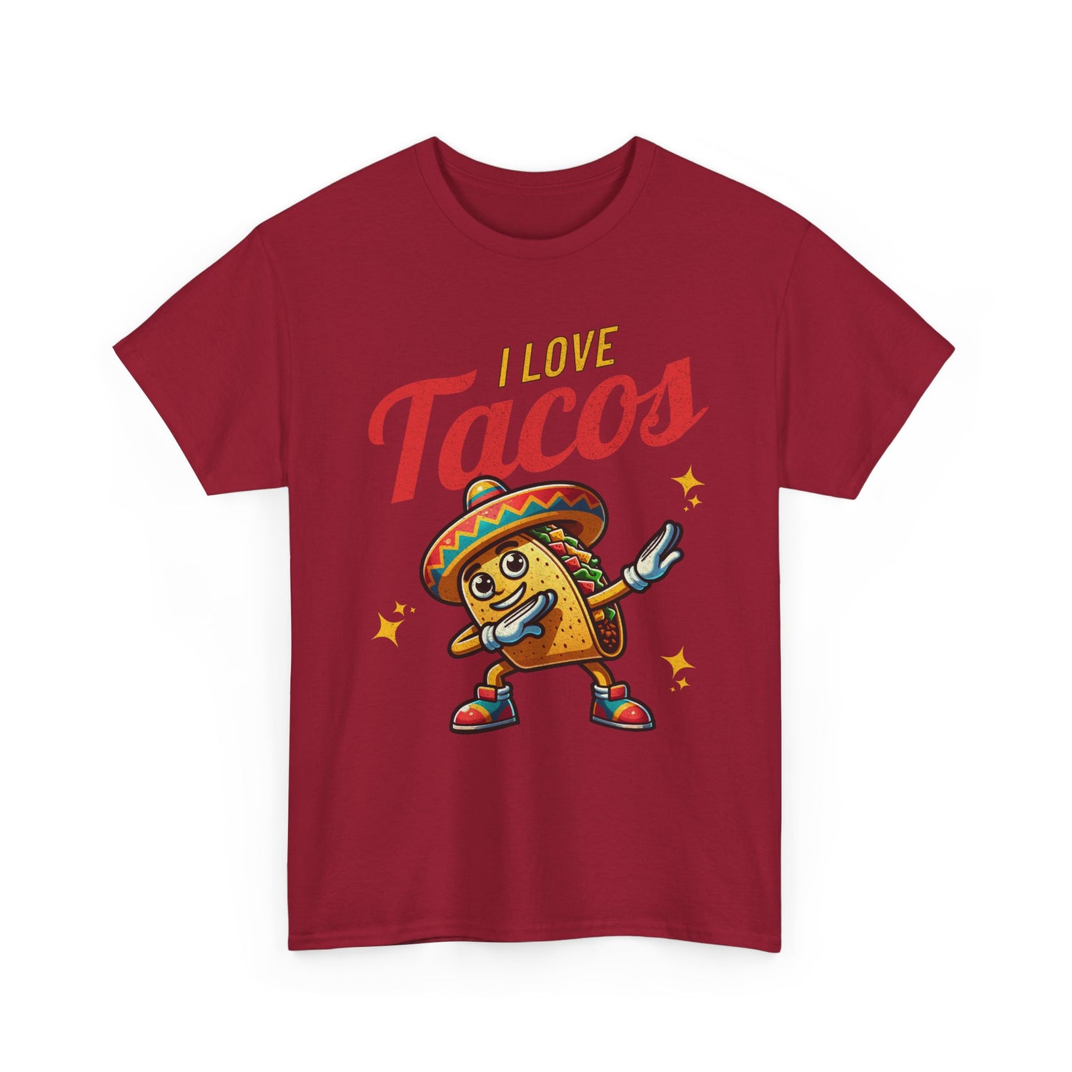 I Love Tacos Tee — Cute Dancing Taco Graphic T-Shirt