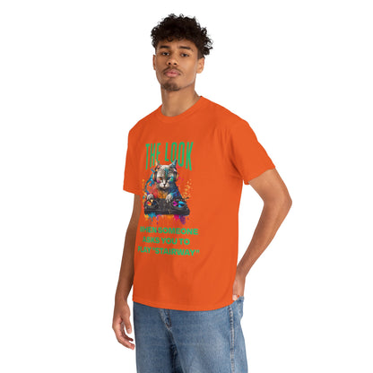 Cat DJ T‑Shirt — “The Look When Someone Asks You to Play ‘Stairway’”